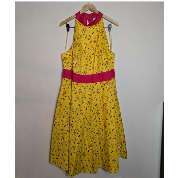 disney the dress shop Size Medium Fit Flare Sleeveless Matching Hair Tie - Picture 2 of 7